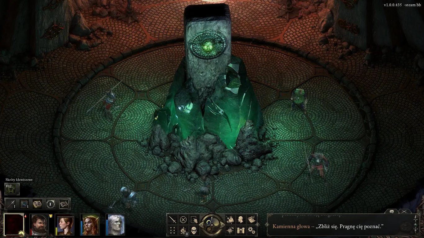Pillars of Eternity – świecący zielony obiekt z nowym interfejsem