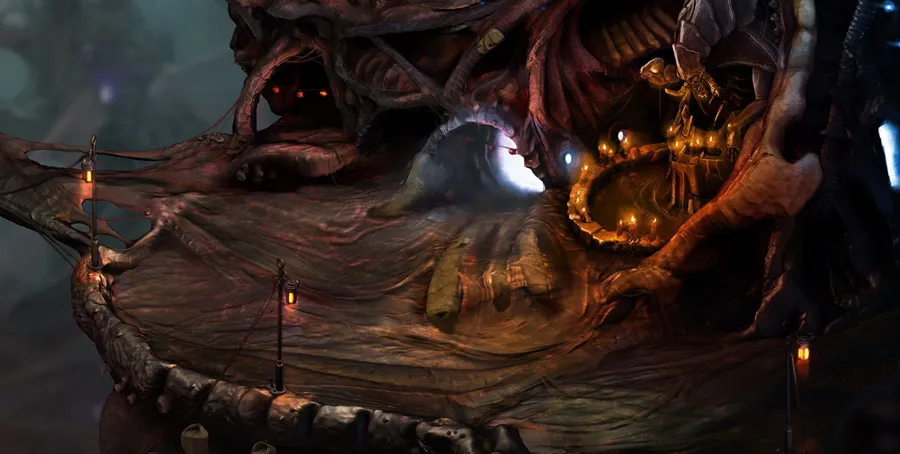 Rozkwit (The Bloom) – wnętrze z ogromnym okiem, Torment: Tides of Numenera