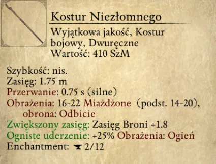 Pillars of Eternity – opis Kosturu Niezłomnego