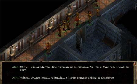 Baldur's Gate II – wizje Afril o Sigil, Pani Bólu i Słupie Czaszek