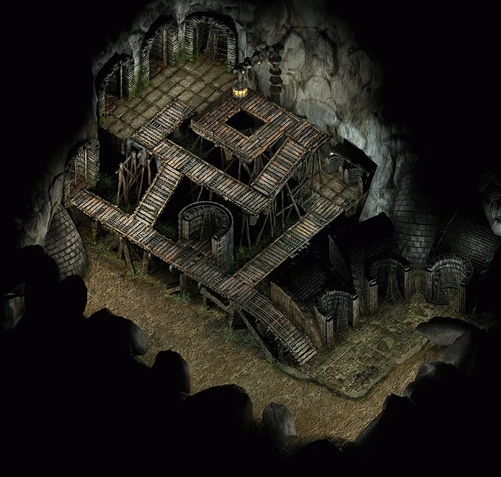 Skarbiec w Dworze Faroda, Zakopana Wioska – Planescape: Torment