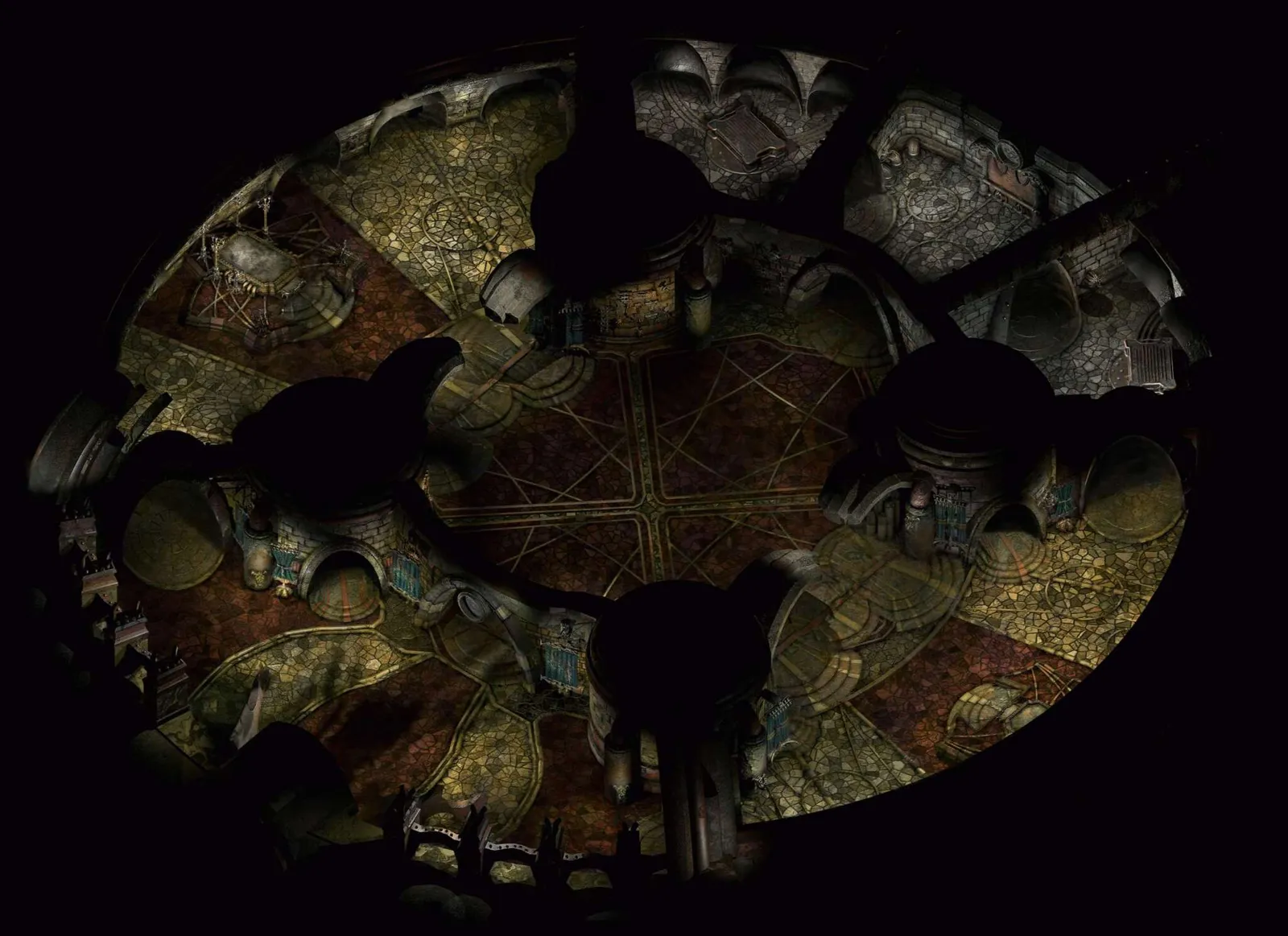 Mapa I piętra Kostnicy – Planescape: Torment