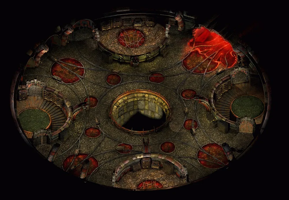 Mapa III piętra Kostnicy – Planescape: Torment