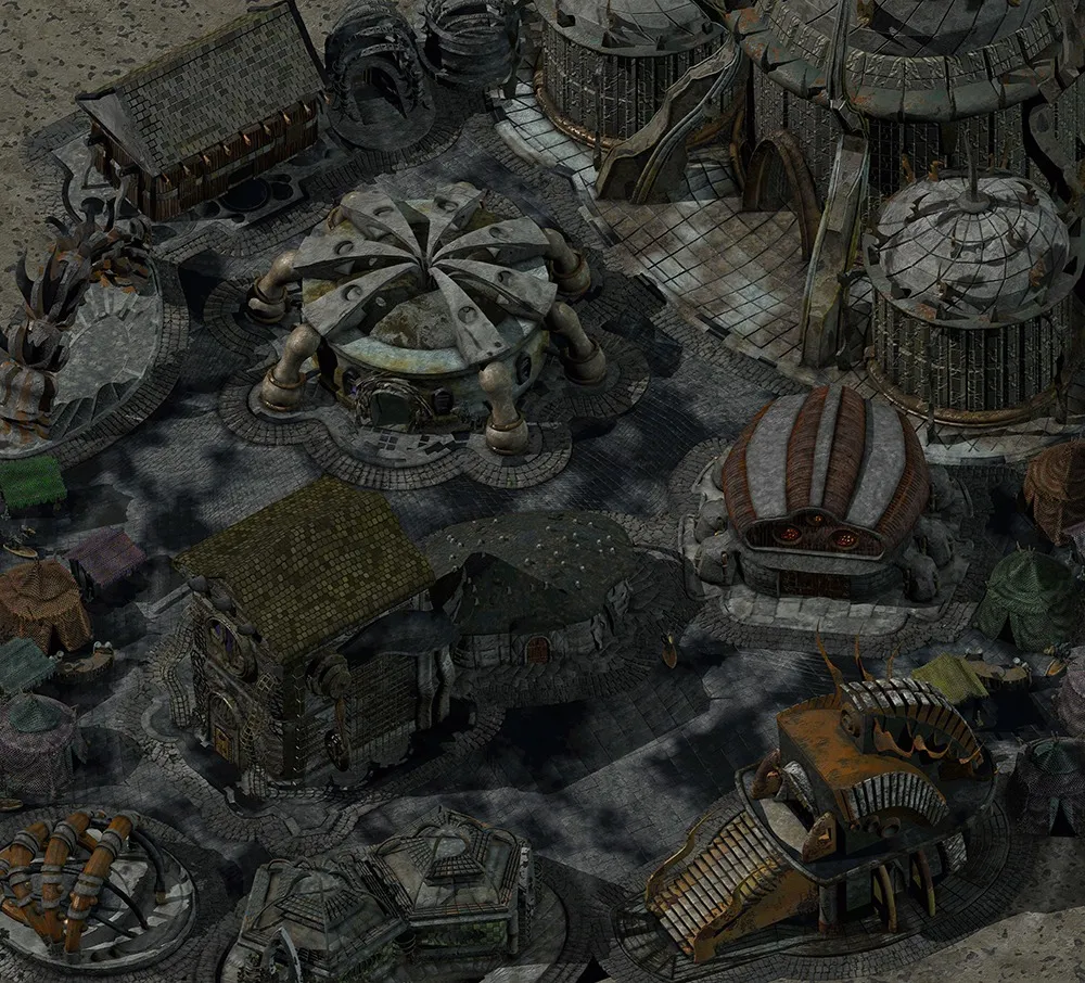 Dzielnica Urzędnicza – widok z Planescape: Torment