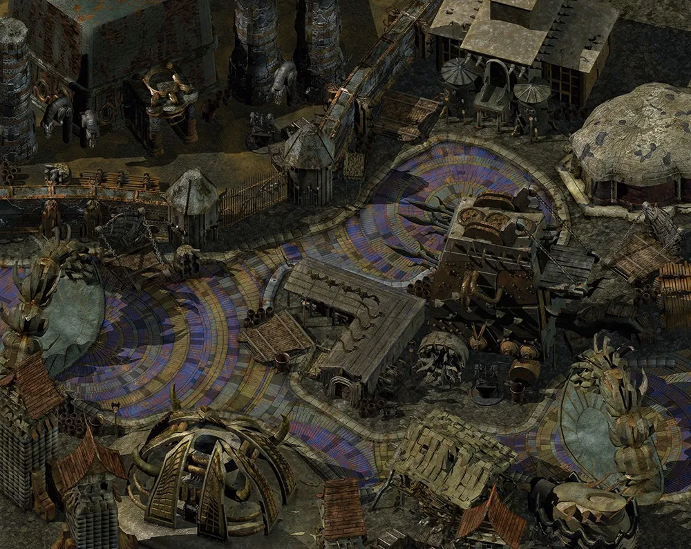 Niższa Dzielnica – widok z Planescape: Torment