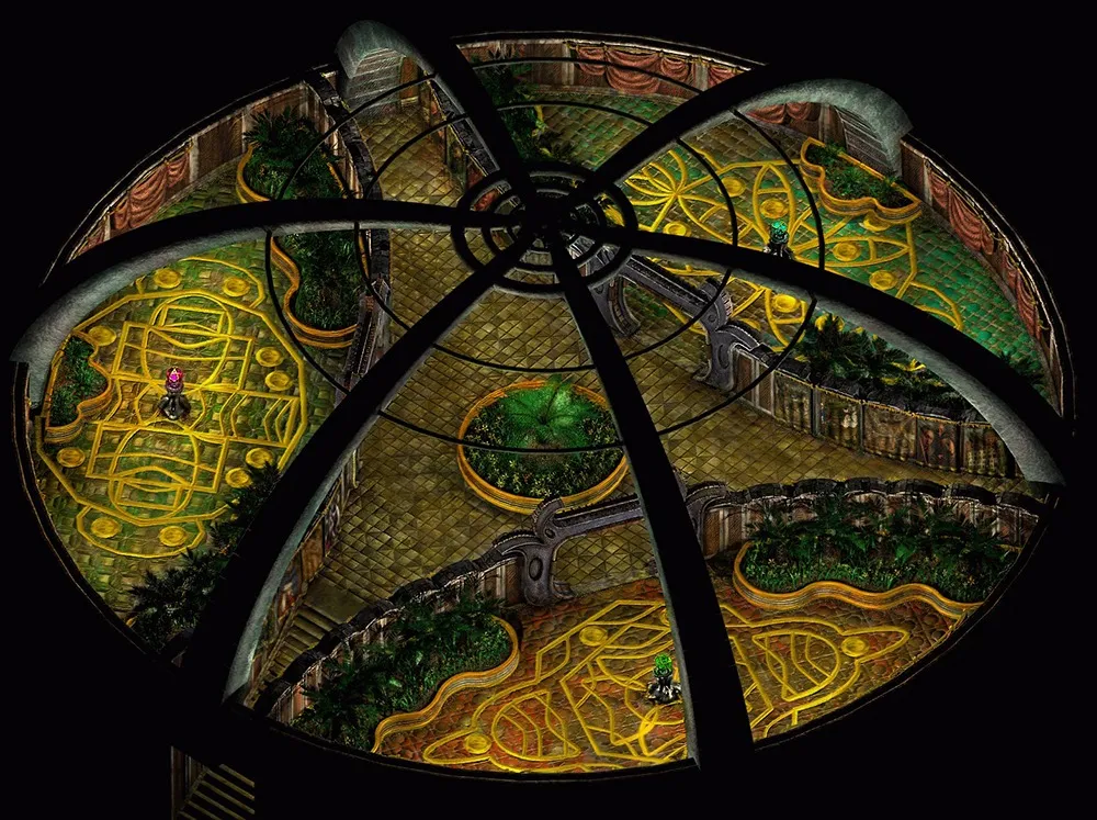 Prywatne Sensorium z kopułą z witraży – Planescape: Torment
