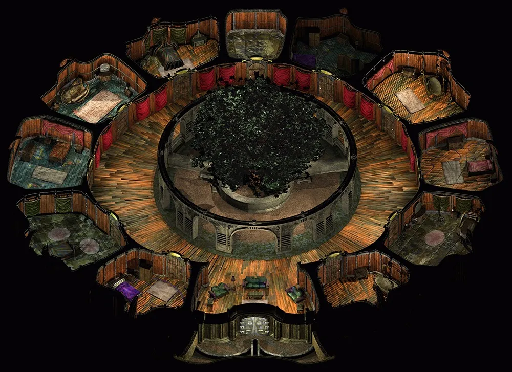 Przybytek Zaspokajania Żądz Intelektualnych – główne piętro, Planescape: Torment