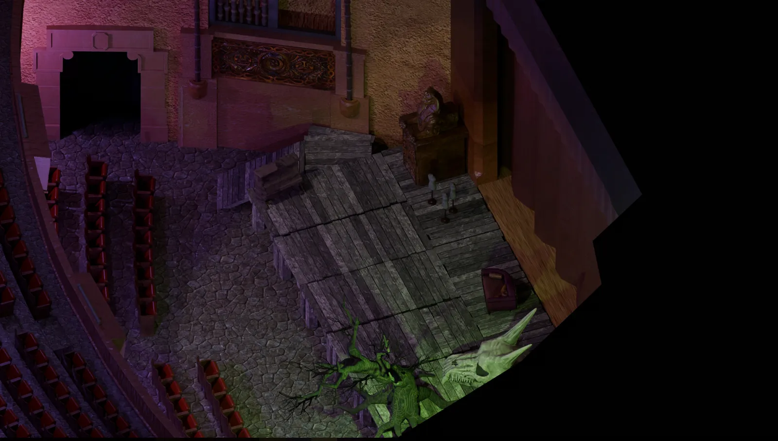 The Beneathmask Drama Hall – location in Blizzard in Baator