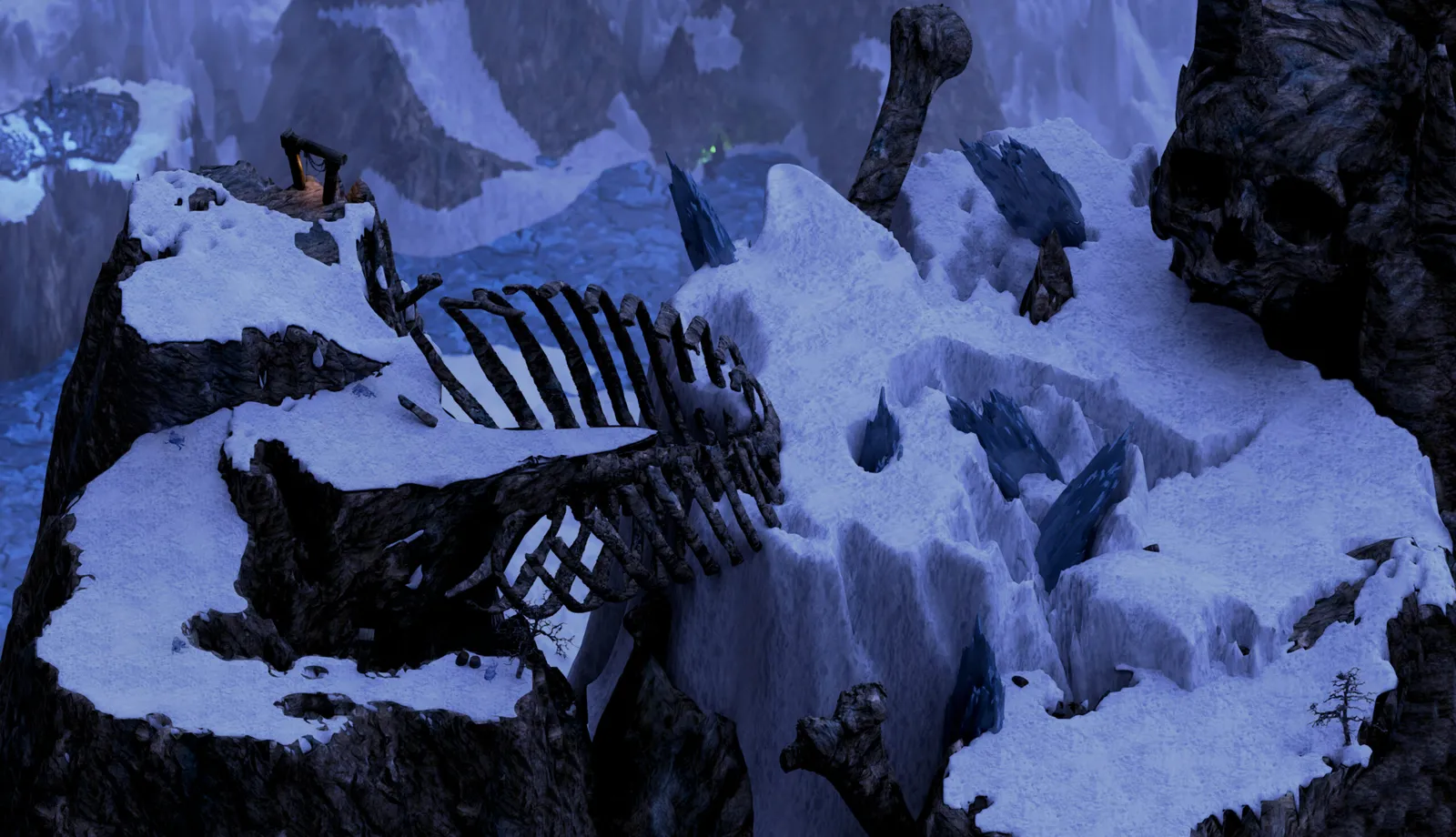 The Peak of Mt. Nemezia – location in Blizzard in Baator