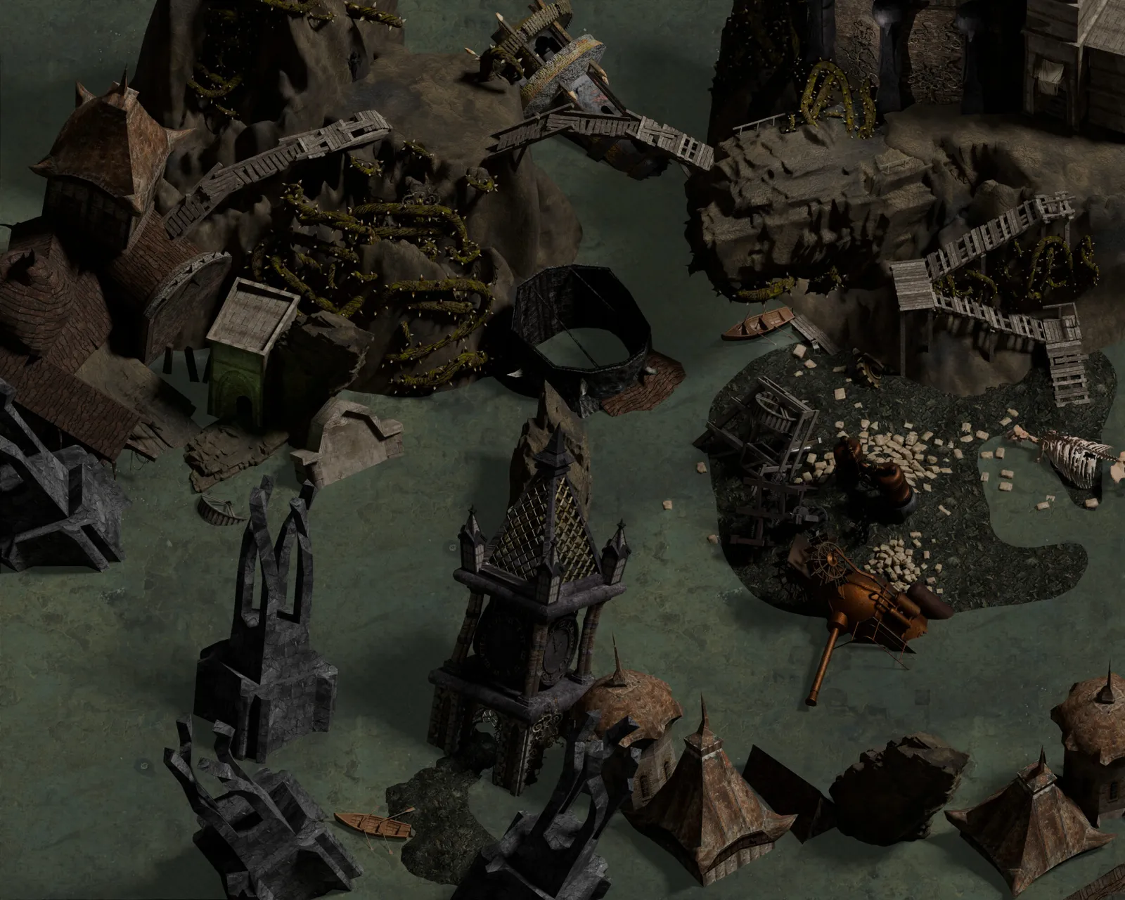 The Flooded Area – location in Blizzard in Baator