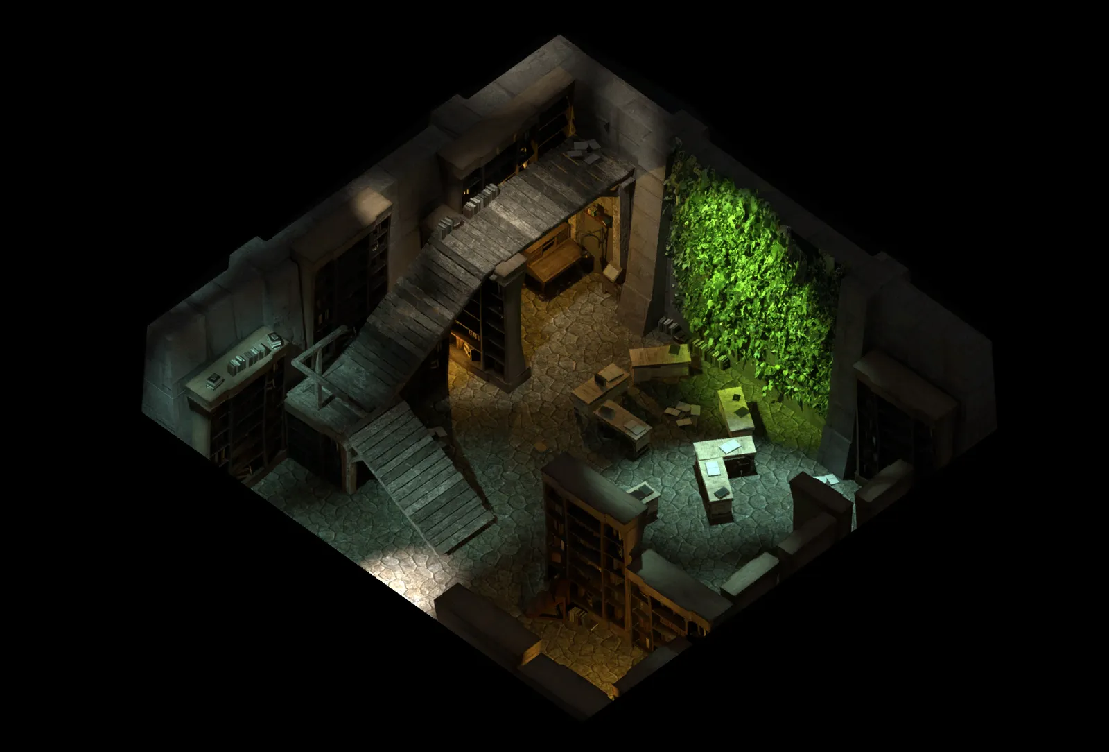 The Library in the Ditch – location in Blizzard in Baator