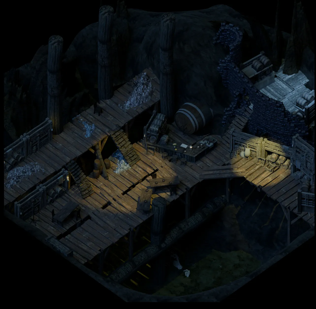 The Rat and Splat Tavern – location in Blizzard in Baator