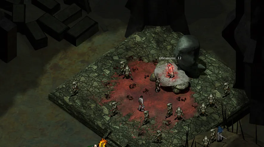 Blizzard in Baator – a ritual circle on red ground, from the Act I launch